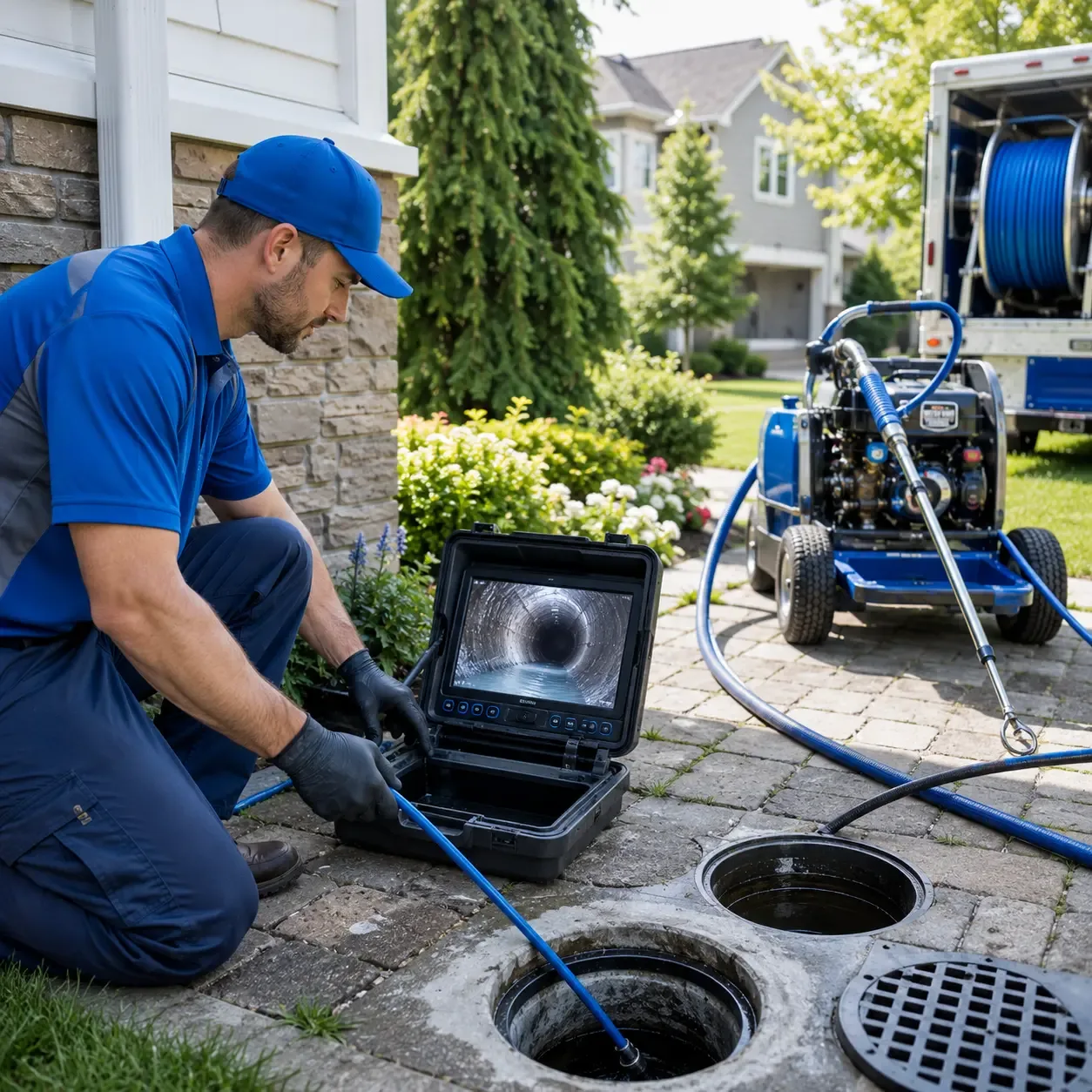 Outdoor drain cleaning professionals serving Kansas, IL